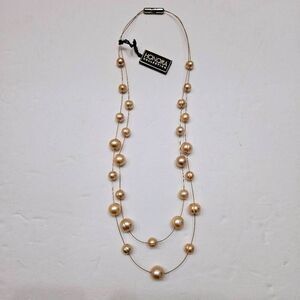 NWT Honora Collection Pink Pearl Layered Necklace: Sexy Flirty Feminine Essentia